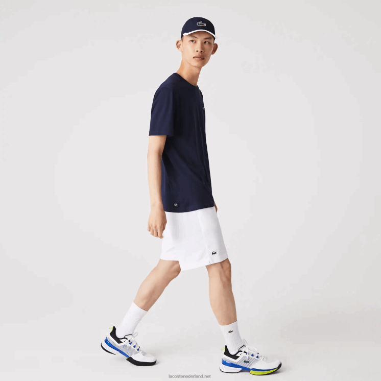 Lacoste sportief ademend t-shirt 0828H53 marineblauw 166 Heren