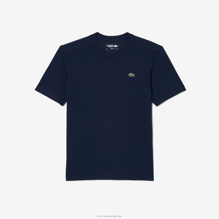 Lacoste sportief ademend t-shirt 0828H53 marineblauw 166 Heren