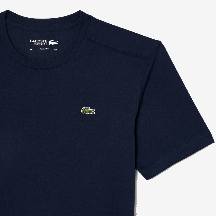 Lacoste sportief ademend t-shirt 0828H53 marineblauw 166 Heren