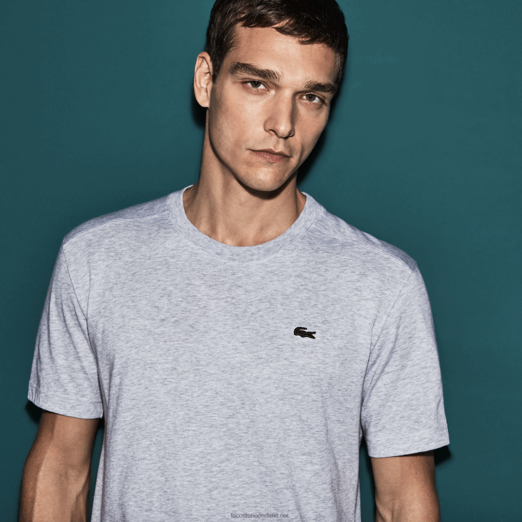 Lacoste sportief ademend t-shirt 0828H718 grijze chine ca Heren