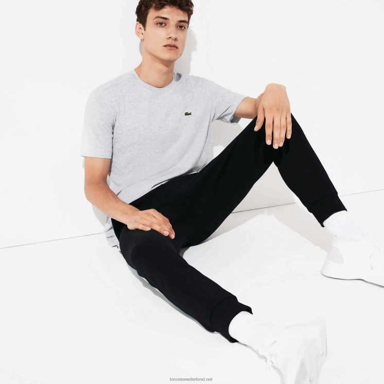 Lacoste sportief ademend t-shirt 0828H718 grijze chine ca Heren