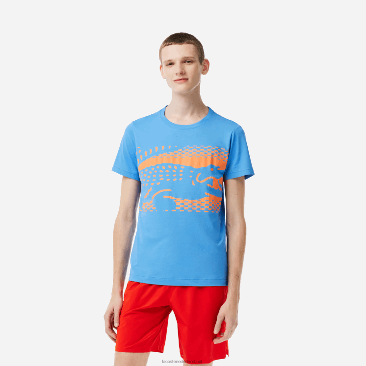 Lacoste tennis x novak djokovic t-shirt 0828H152 blauw l99 Heren