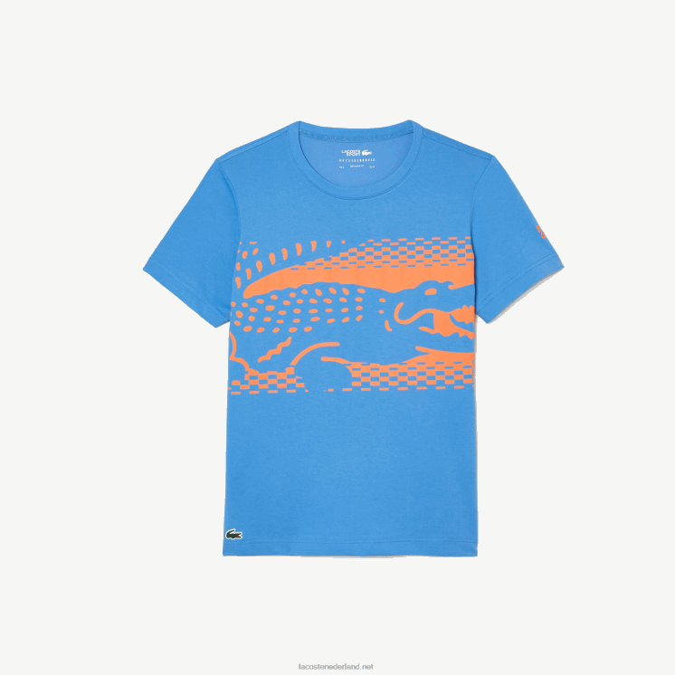 Lacoste tennis x novak djokovic t-shirt 0828H152 blauw l99 Heren