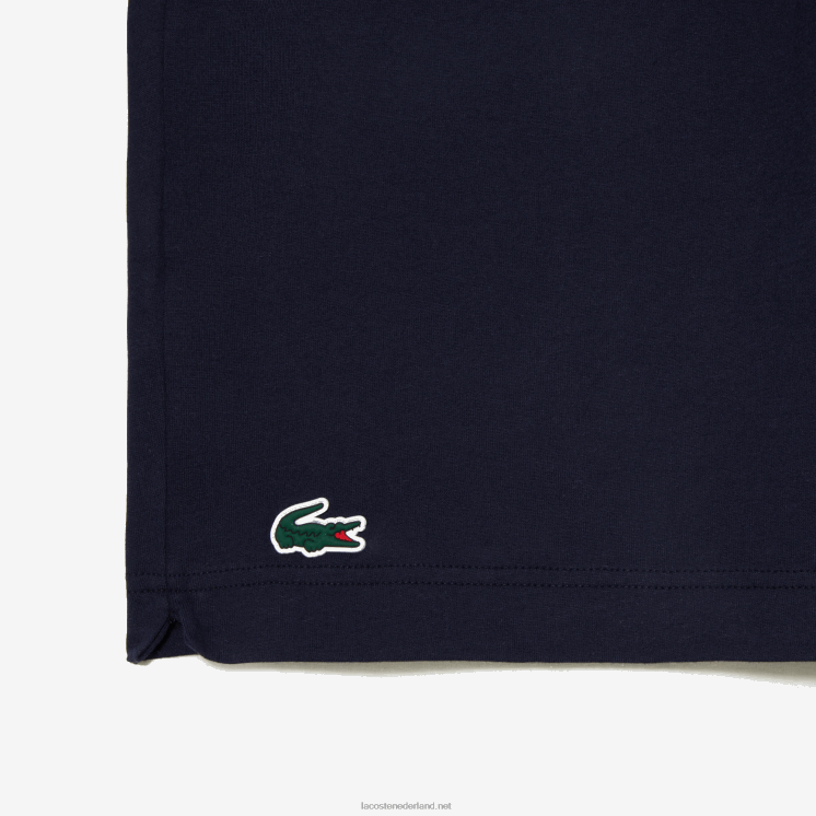 Lacoste tennis x novak djokovic t-shirt 0828H153 marineblauw 166 Heren