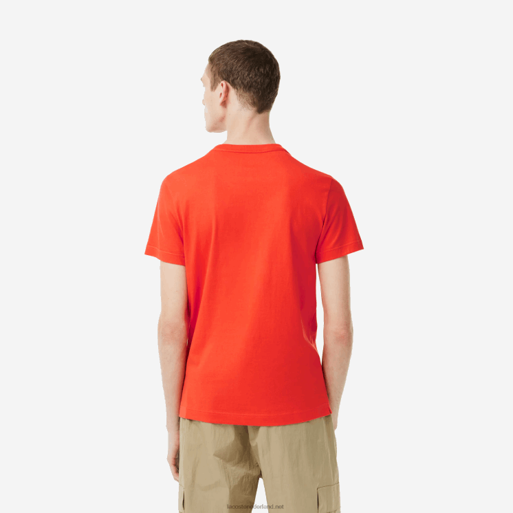 Lacoste tennis x novak djokovic t-shirt 0828H154 oranje 02k Heren