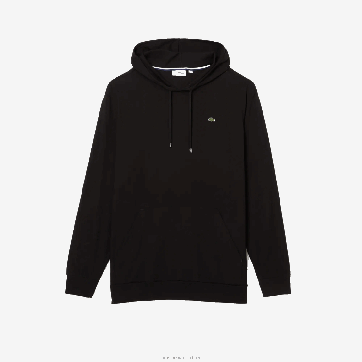Lacoste xl regular-fit T-shirt met capuchon 0828H723 zwart 031 Heren
