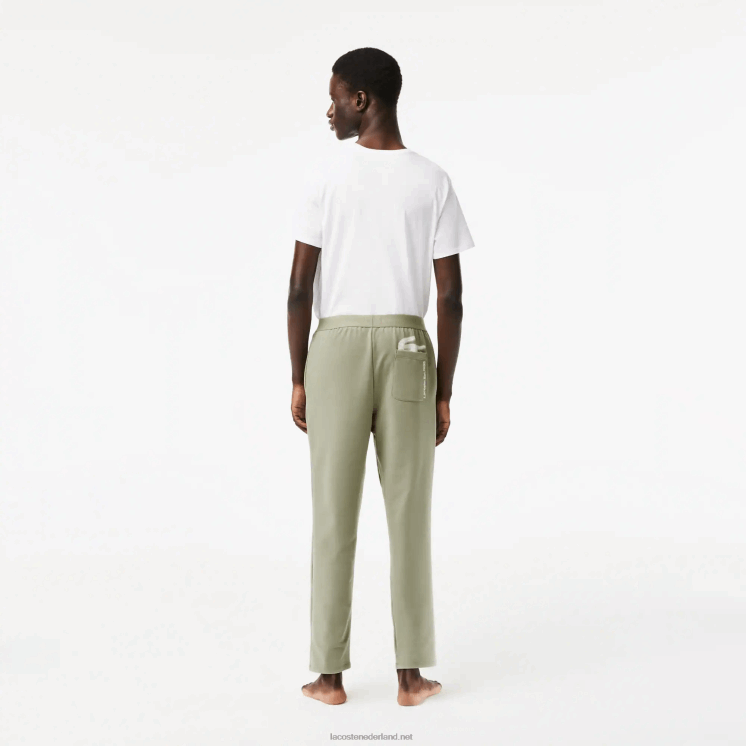 Lacoste been trainingsbroek met merknaam 0828H545 kaki groen g21 Heren