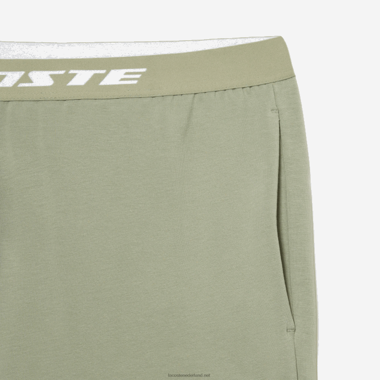 Lacoste been trainingsbroek met merknaam 0828H545 kaki groen g21 Heren