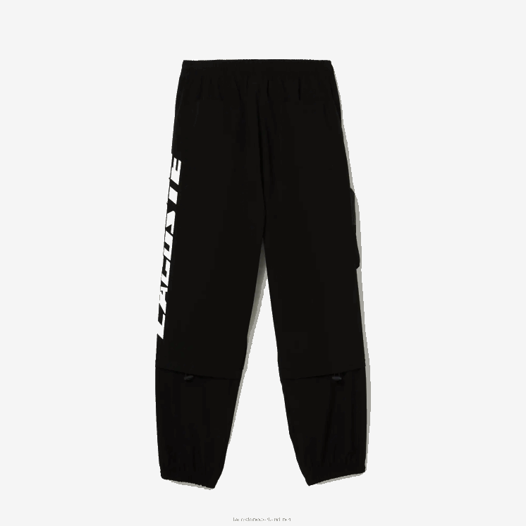 Lacoste contrasterende oversized trainingsbroek met branding 0828H1003 zwart 031 Heren