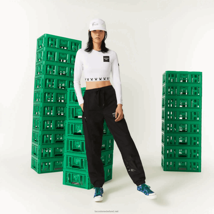 Lacoste live x minecraft nylon trainingsbroek 0828H1175 zwart 031 Heren