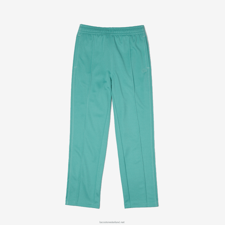 Lacoste piqué trainingsbroek met normale pasvorm 0828H337 groen 3a4 Heren