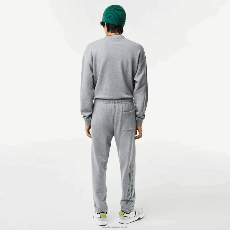 Lacoste print trainingsbroek 0828H1012 grijze knik erf Heren