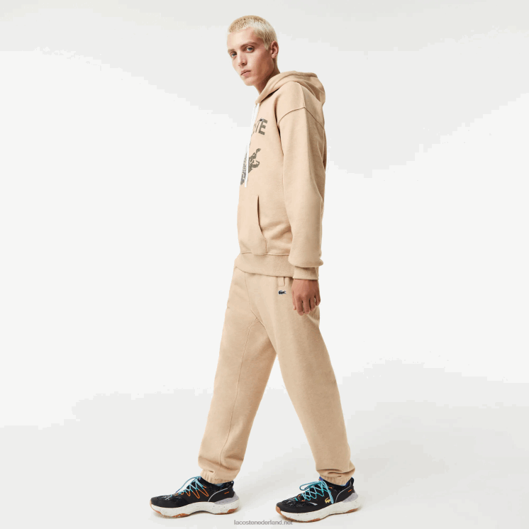 Lacoste print trainingsbroek 0828H1013 beige 4jw Heren