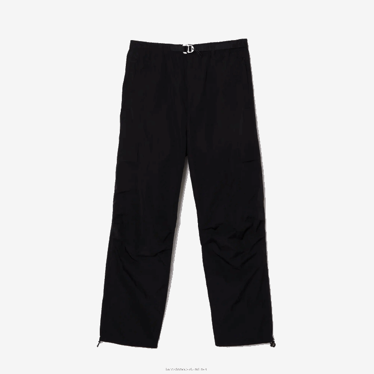 Lacoste relaxte waterafstotende trainingsbroek 0828H23 zwart 031 Heren
