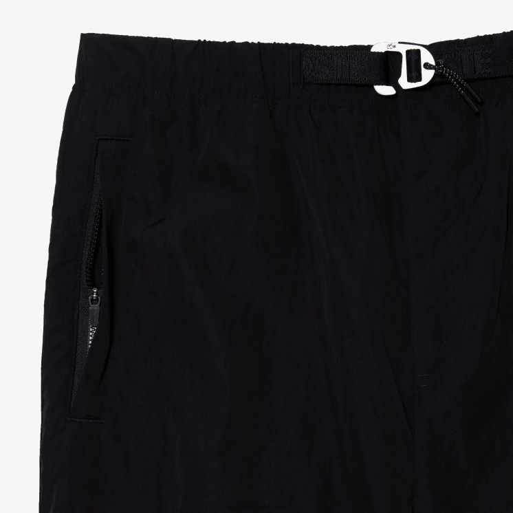 Lacoste relaxte waterafstotende trainingsbroek 0828H23 zwart 031 Heren
