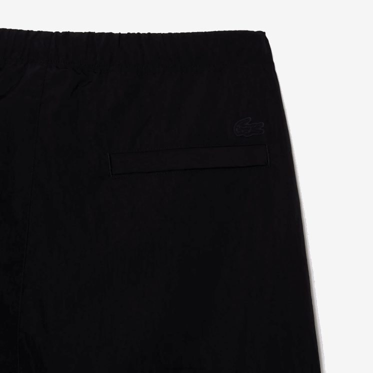 Lacoste relaxte waterafstotende trainingsbroek 0828H23 zwart 031 Heren