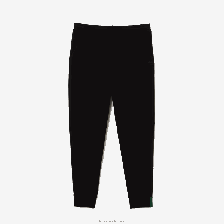 Lacoste slim fit trainingsbroek van gemêleerde katoenmix 0828H1004 zwart 031 Heren