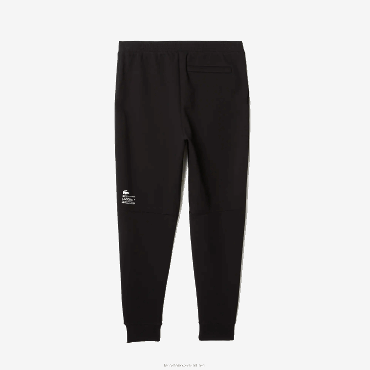 Lacoste slimfit trainingsbroek met merknaam 0828H973 zwart 031 Heren