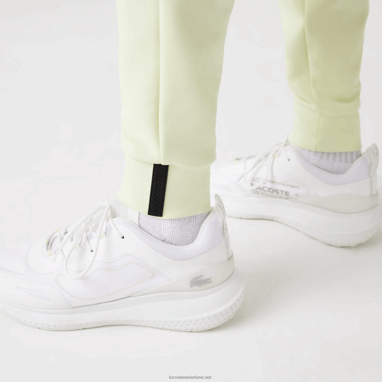 Lacoste slimfit trainingsbroek met merknaam 0828H974 geel 6gd Heren