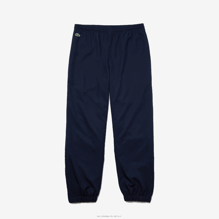 Lacoste sport tennis diamant geweven tafzijde trainingsbroek 0828H1115 marineblauw 166 Heren