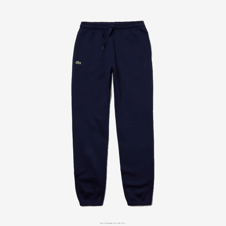 Lacoste sportieve trainingsbroek van tennisfleece 0828H1151 marineblauw 166 Heren