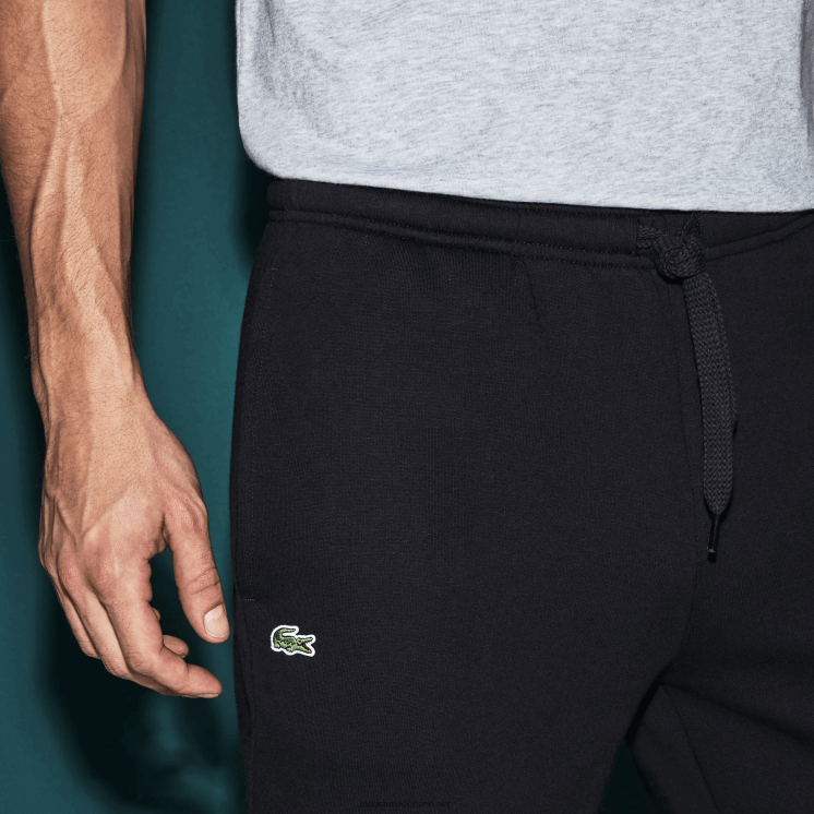 Lacoste sportieve trainingsbroek van tennisfleece 0828H1151 marineblauw 166 Heren