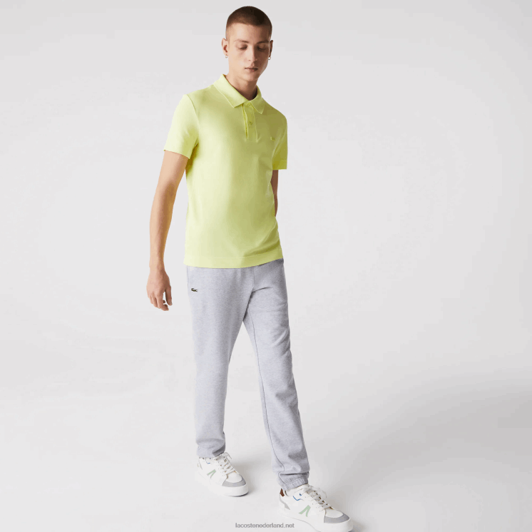 Lacoste sportieve trainingsbroek van tennisfleece 0828H1152 grijze chine ca Heren