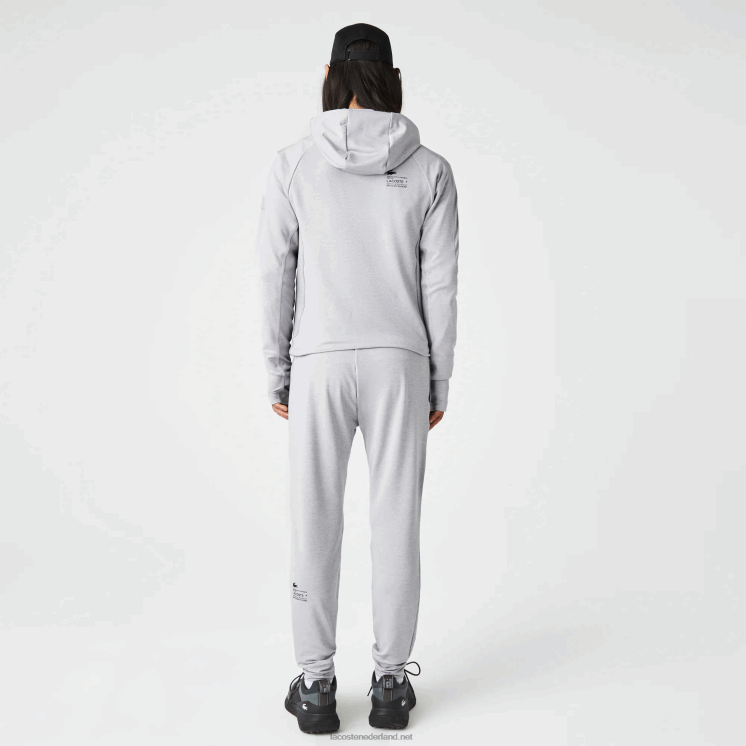 Lacoste sportieve tweelaagse trainingsbroek 0828H1073 chine lichtgrijs 9ya Heren