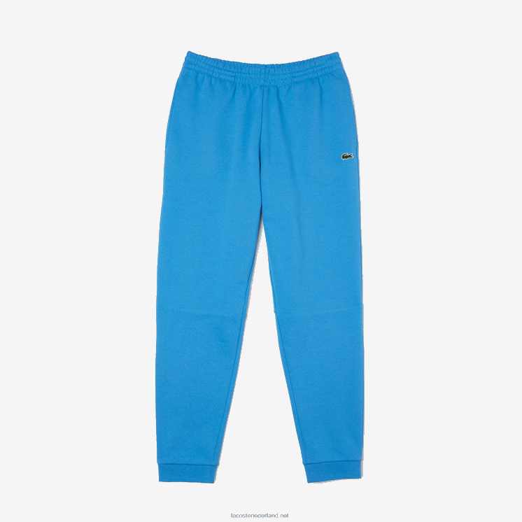 Lacoste taps toelopende fleece trainingsbroek 0828H1086 blauw 4xa Heren