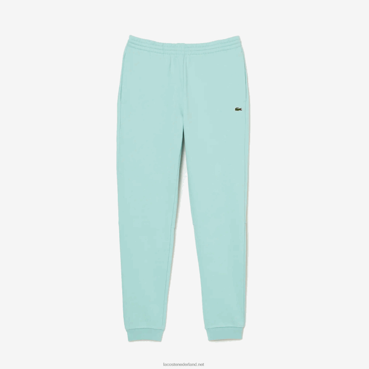 Lacoste taps toelopende fleece trainingsbroek 0828H345 mint lgf Heren