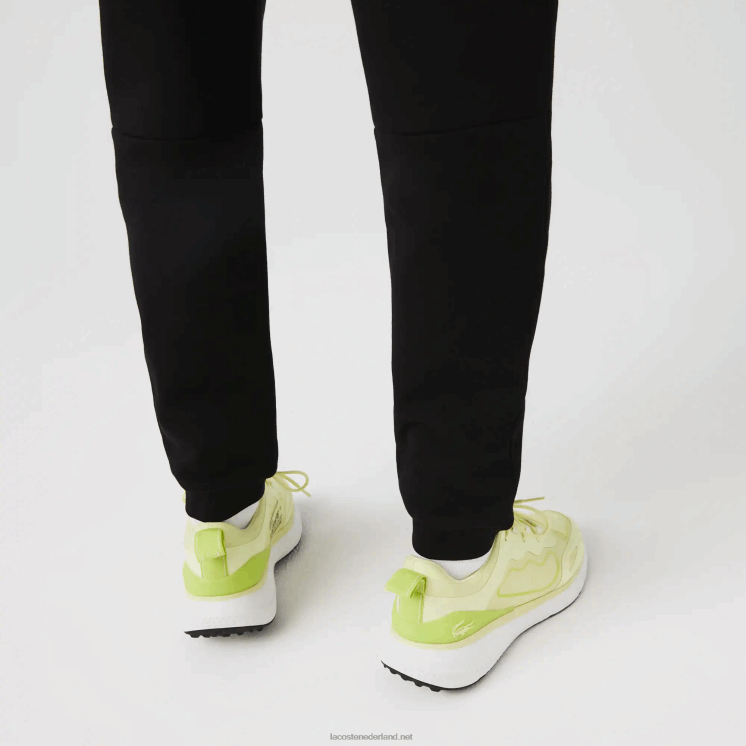 Lacoste taps toelopende fleece trainingsbroek 0828H347 zwart 031 Heren