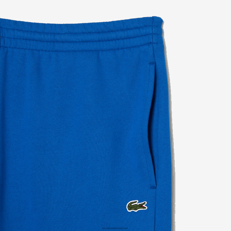Lacoste taps toelopende fleece trainingsbroek 0828H357 blauwe kxb Heren