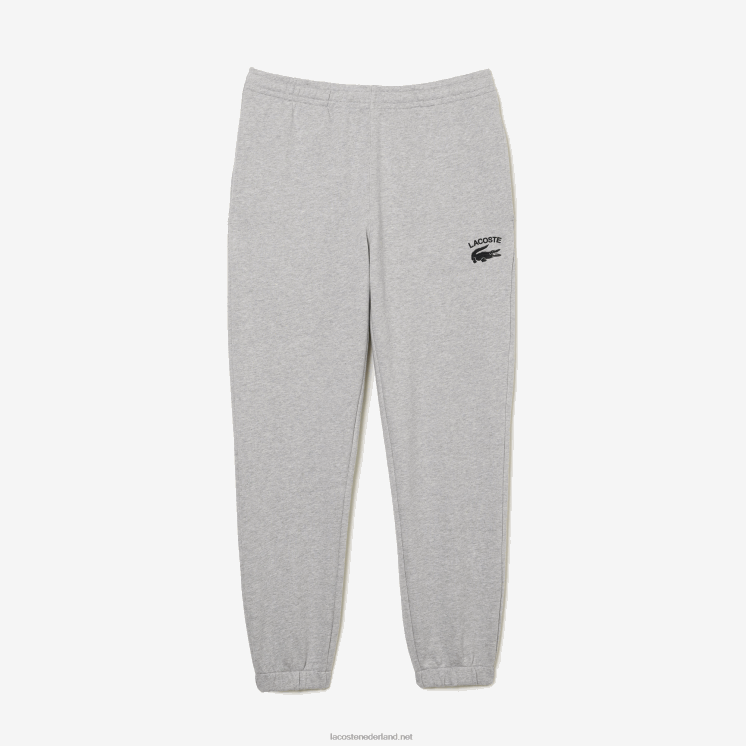 Lacoste taps toelopende trainingsbroek 0828H552 grijze chine ca Heren
