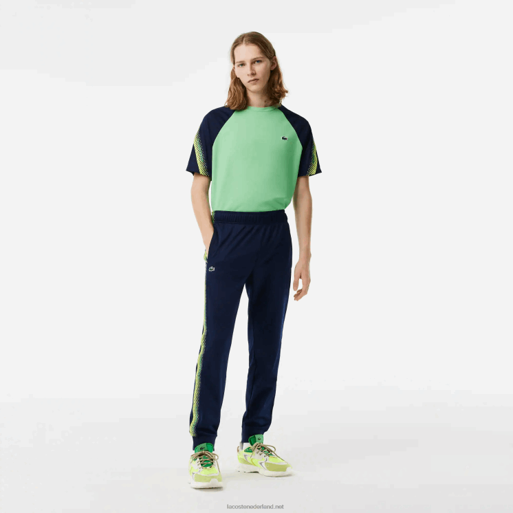 Lacoste tennis slijtvaste trainingsbroek 0828H305 marineblauw 166 Heren