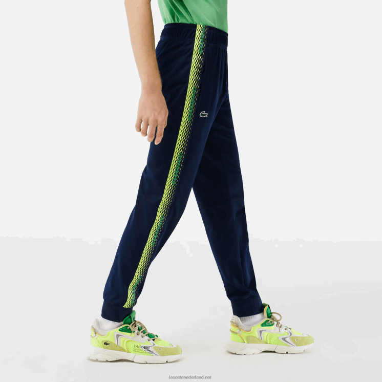 Lacoste tennis slijtvaste trainingsbroek 0828H305 marineblauw 166 Heren