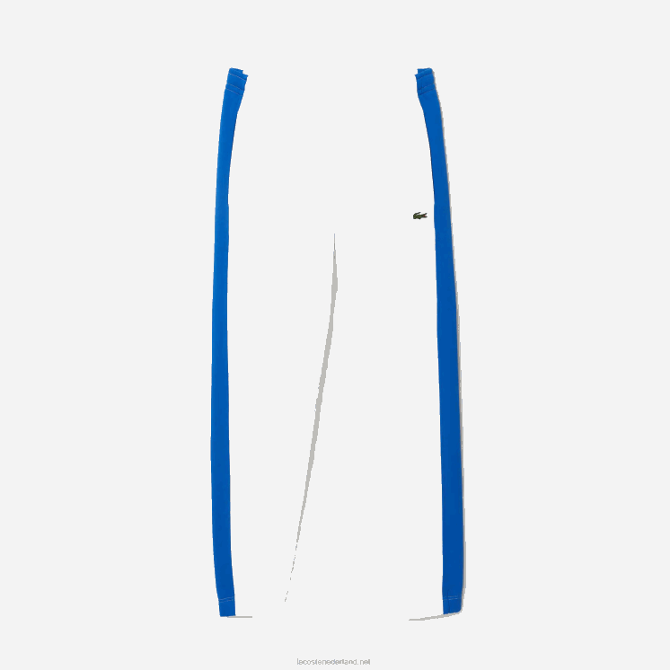 Lacoste trainingsbroek met contrasterende banden 0828H1060 wit blauw lmq Heren