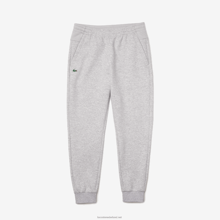 Lacoste trainingsbroek met gaaspanelen 0828H1020 chine lichtgrijs 9ya Heren