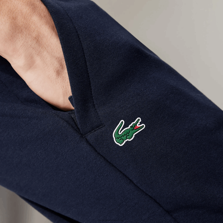 Lacoste trainingsbroek met gaaspanelen 0828H1021 marineblauw 423 Heren