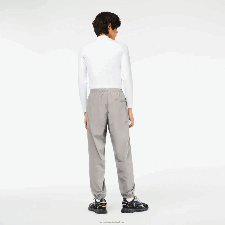 Lacoste trainingsbroek met gps-coördinaten 0828H303 grijze kzw Heren