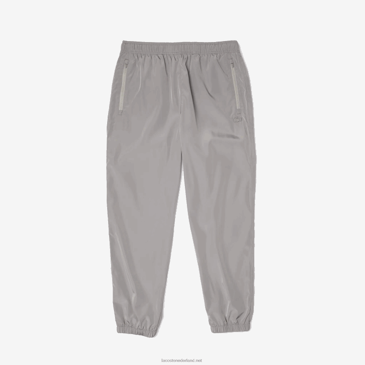 Lacoste trainingsbroek met gps-coördinaten 0828H303 grijze kzw Heren