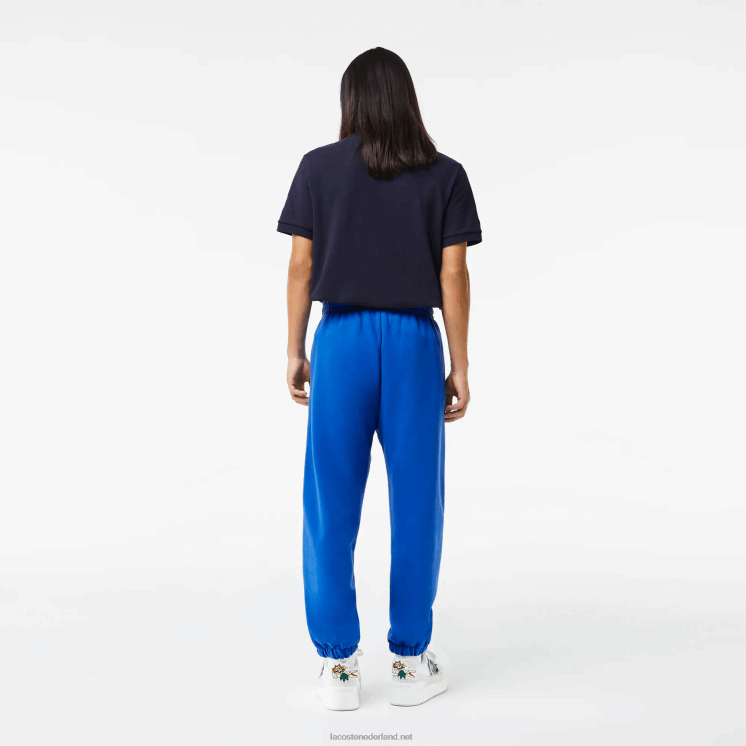 Lacoste trainingsbroek met merkband 0828H1028 blauw k1q Heren