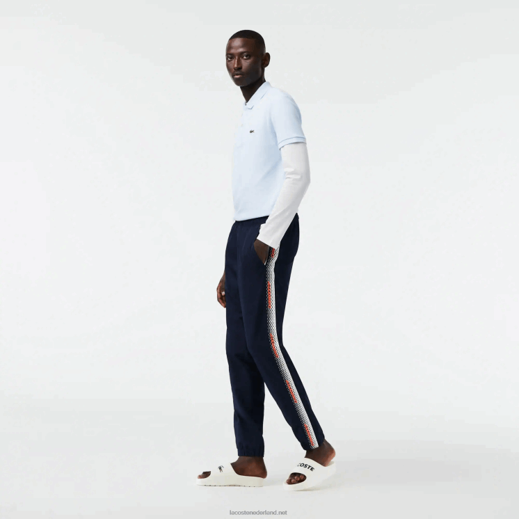 Lacoste trainingsbroek met normale pasvorm 0828H315 zwart/wit hh Heren