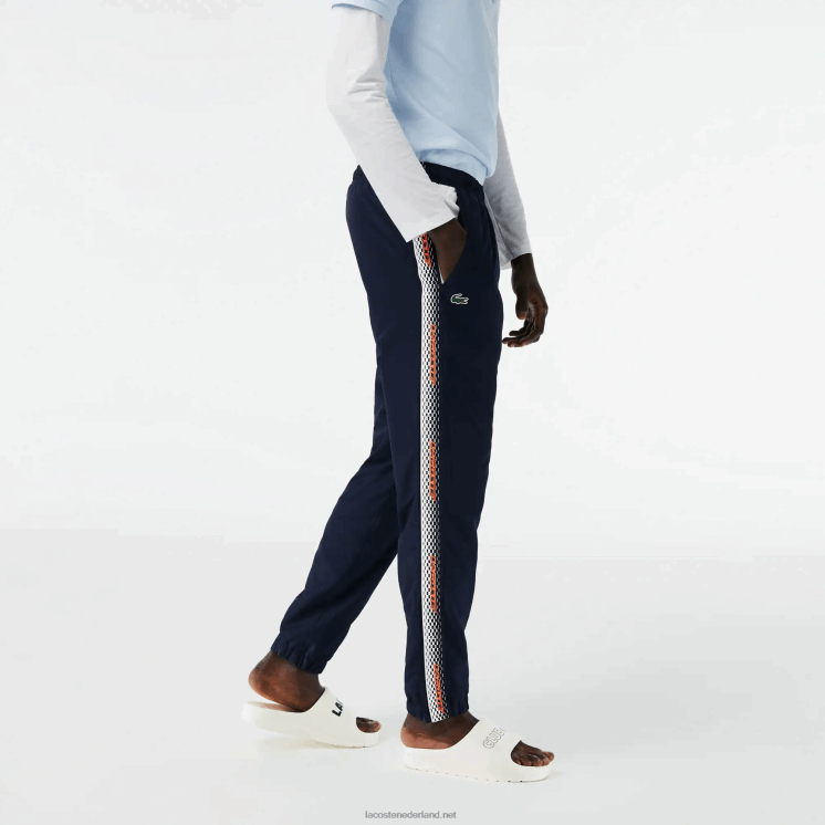 Lacoste trainingsbroek met normale pasvorm 0828H315 zwart/wit hh Heren