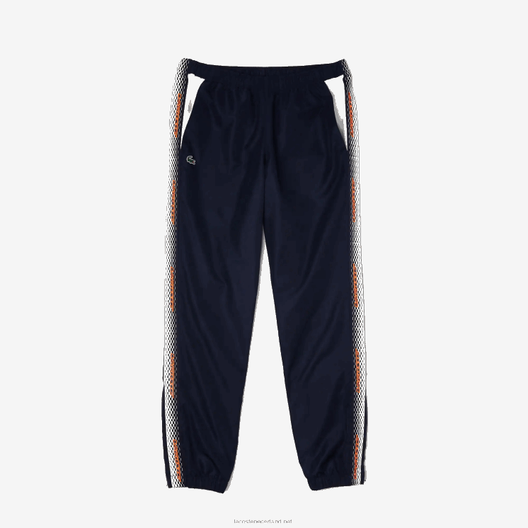 Lacoste trainingsbroek met normale pasvorm 0828H315 zwart/wit hh Heren