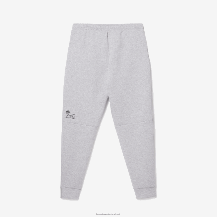 Lacoste trainingsbroek met reflecterende print 0828H1044 grijze chine ca Heren