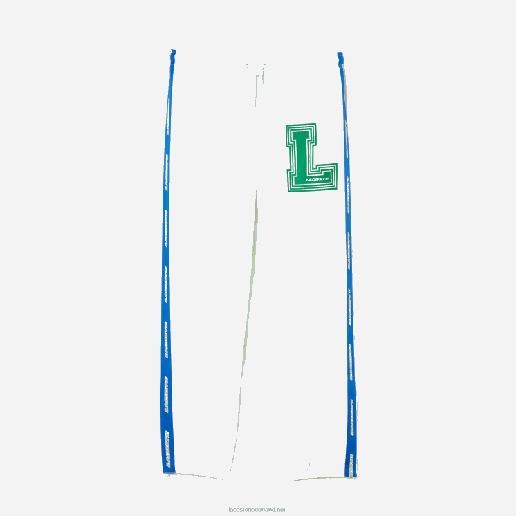 Lacoste waterafstotende trainingsbroek 0828H1085 witte sbh Heren
