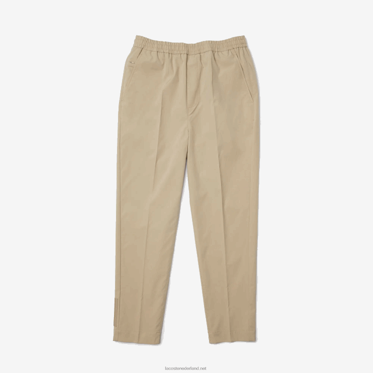 Lacoste waterafstotende trainingsbroek 0828H1118 beige c5u Heren