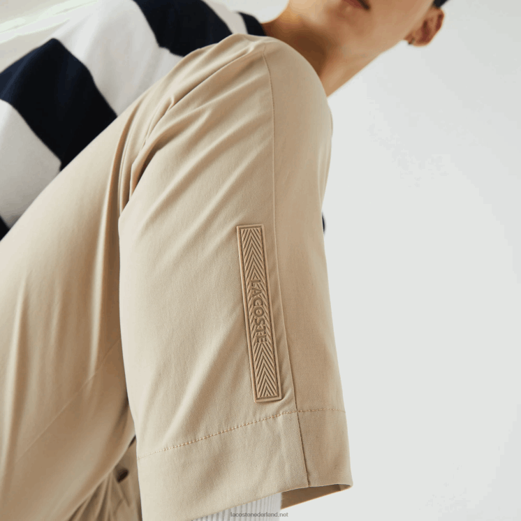 Lacoste waterafstotende trainingsbroek 0828H1118 beige c5u Heren