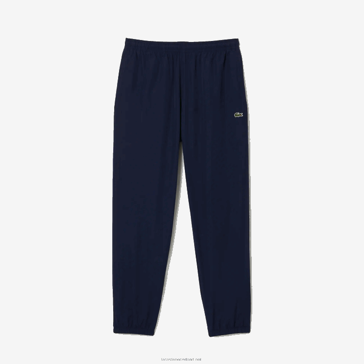 Lacoste waterafstotende trainingsbroek met normale pasvorm 0828H332 marineblauw 166 Heren