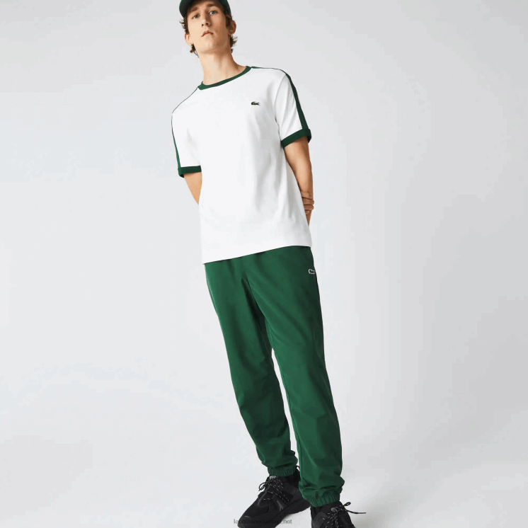 Lacoste waterafstotende trainingsbroek met normale pasvorm 0828H333 groen 132 Heren